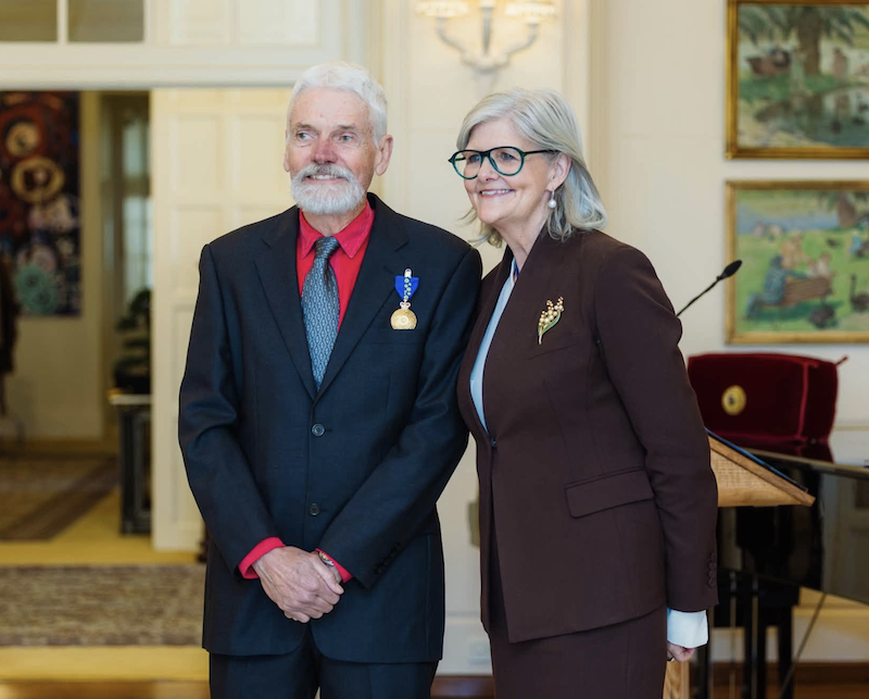 Matthew Higgins: invested as a Member of the Order of Australia (AM)