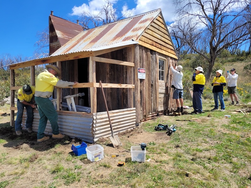 Photo of four mile reconstruction NPWS feb 2024