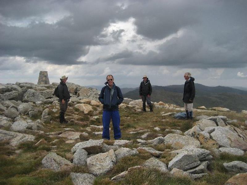 KHA reserachers mark out the boundaries of the observatory