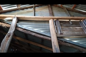 Lots of new wood. &#169; Narelle Irvine, Aug 2016